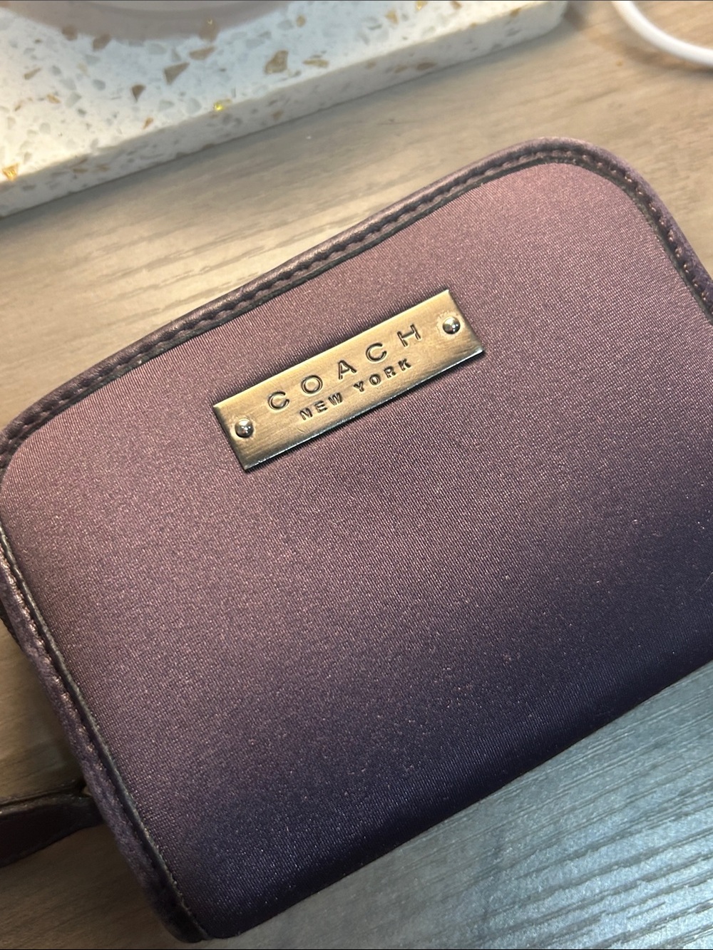 Coach Neo collection zip-around wallet Vintage Y2K GUVC - Picture 4 of 12